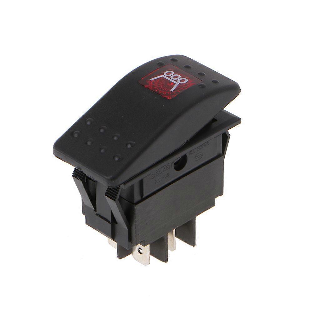 LED 4 Pin USB Socket Charger Power Outlet ON-OFF Toggle Switch Panel for Car RV