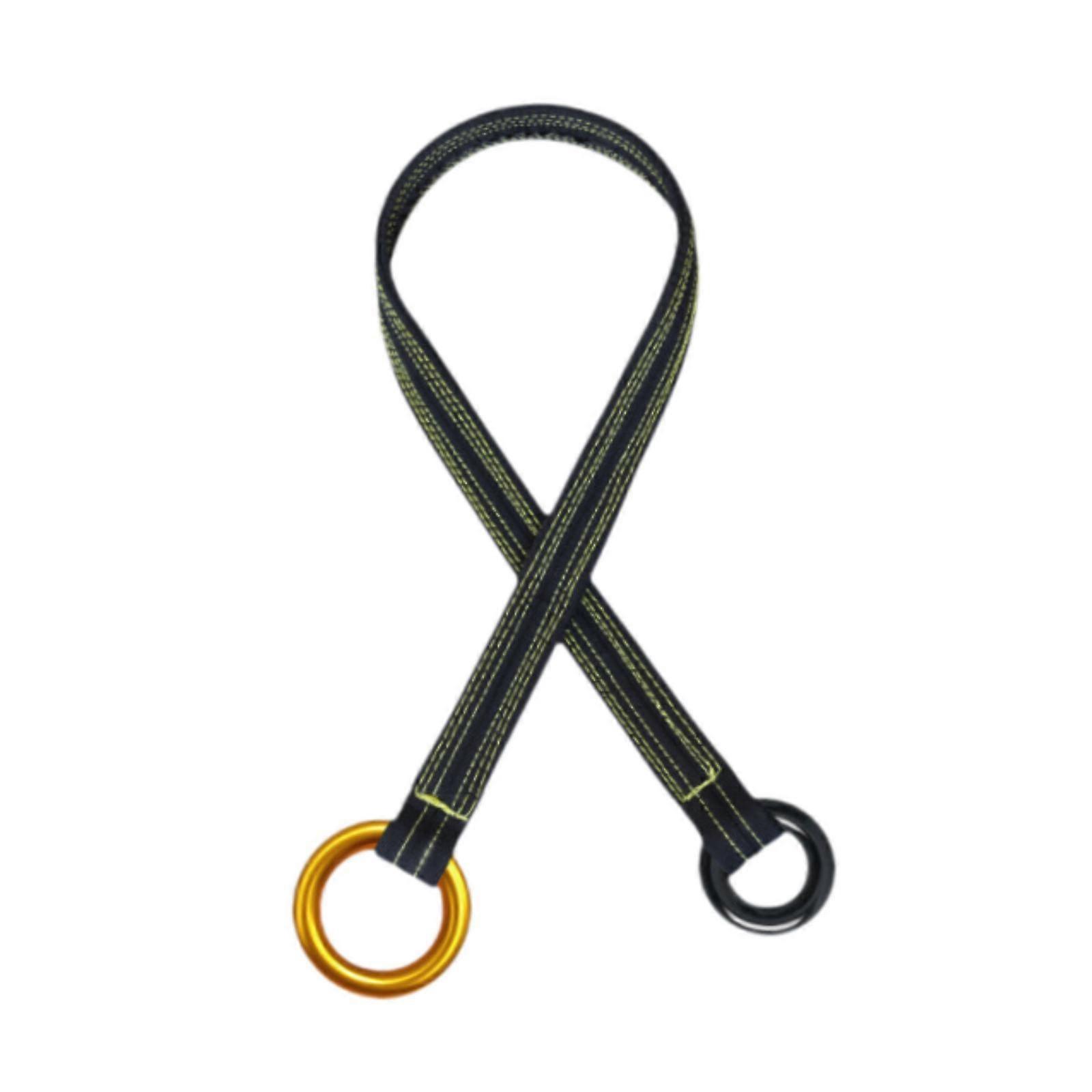 Arborist Friktion Saver Træ Klatring Cambium Saver Praktisk Erstatte Robust Sort Gylden