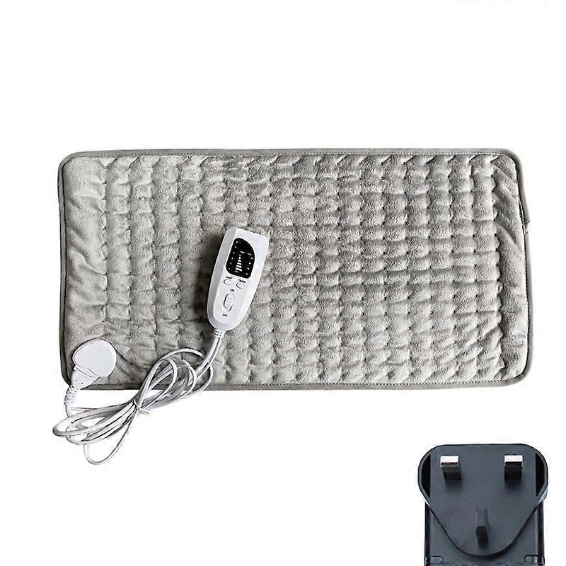 Heated Blanket Electric Throw, 30 x 16 Flannel Electric Blanket with 6 Heating Levels & 4 Timer Settings Auto-Off