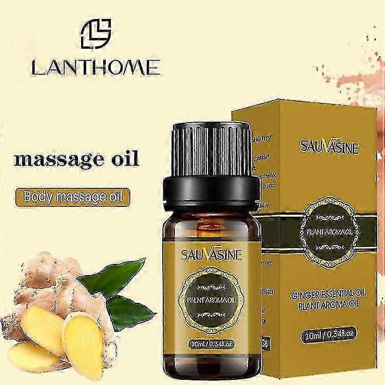 גברים ונשים עיסוי שמן אתרי ג'ינג'ר שמן אתרי עיסוי גוף עיסוי שמן אתרי מגרד שמן אתרי יחיד תרכובת שמן אתרי