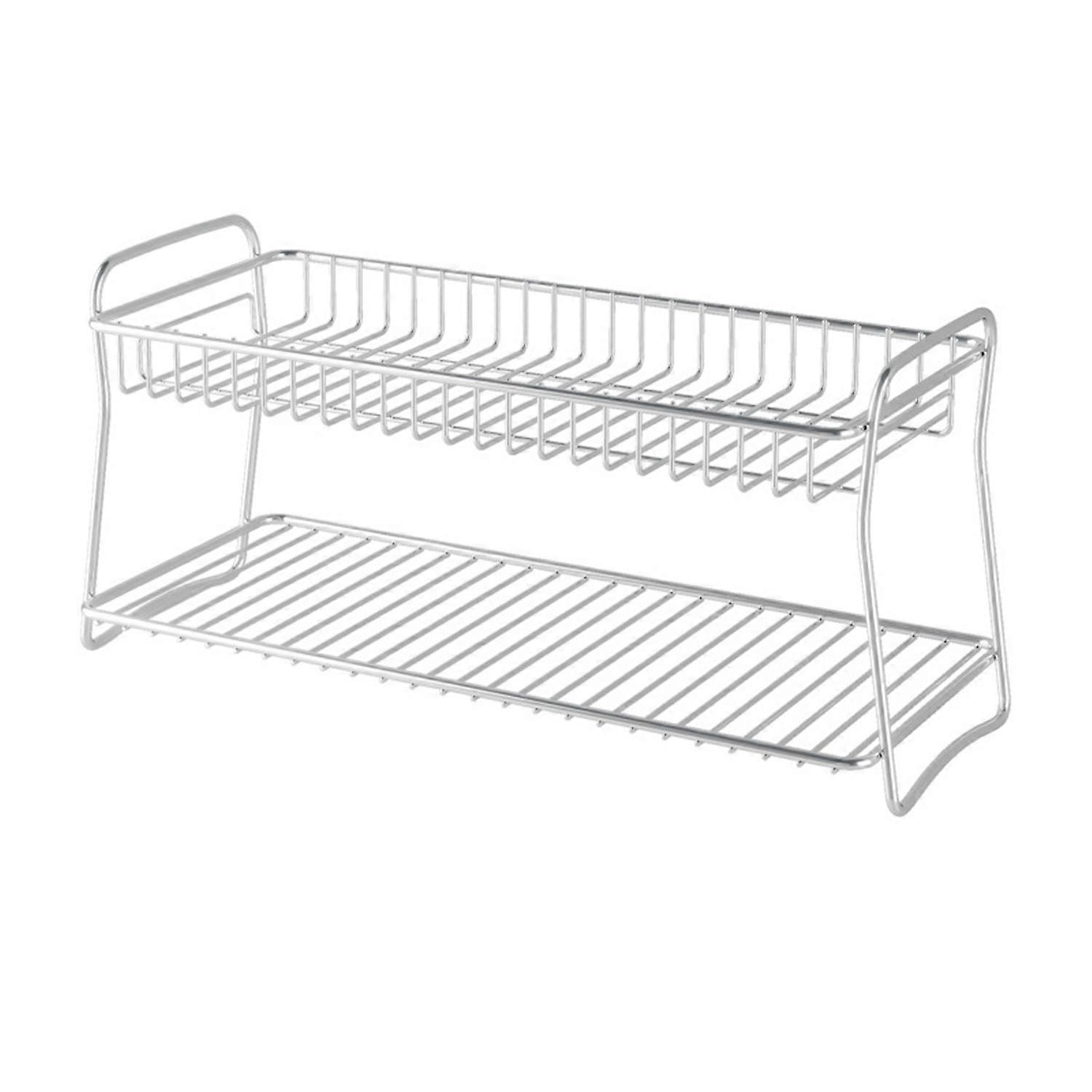 Countertop Spice Rack Organizer Large Capacity Rustproof Corrosion Resistant 2 Tier Vertical Storage