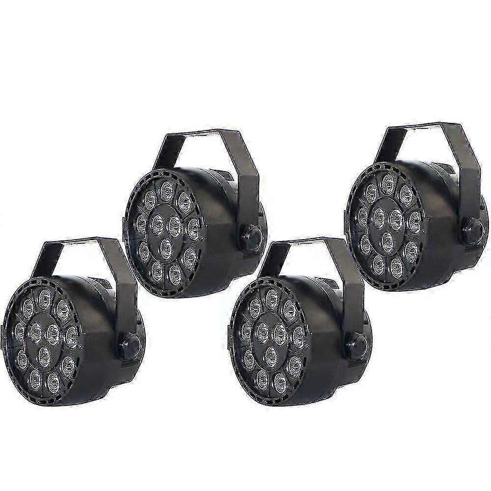 4x Led Par64 Stage Light Rgbw Dmx512 Éclairage de scène