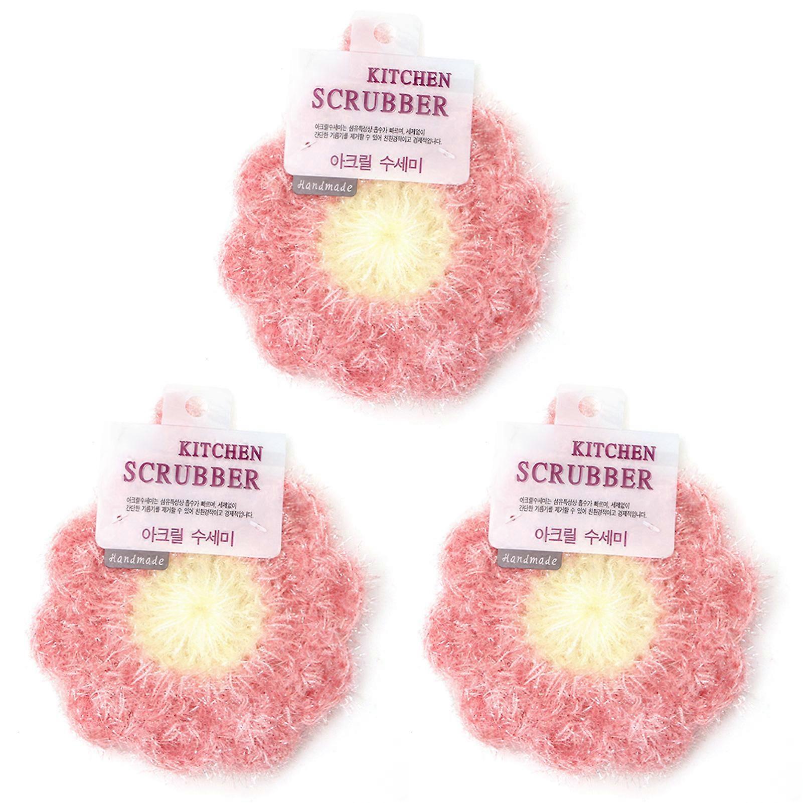 Fabric Dish Towel Soft Non Scratch Dish Sponge for Home Kitchen