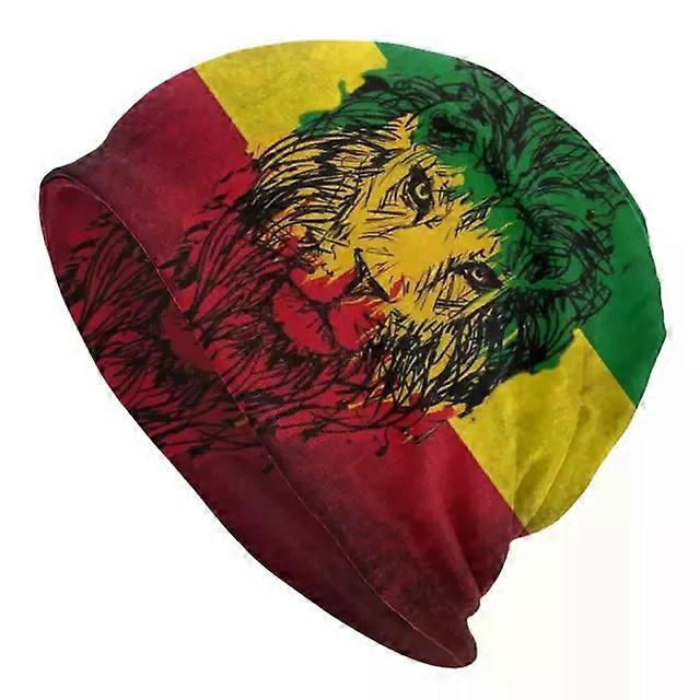 Rasta Couleurs Reggae avec Star Bonnet Chapeaux Cool Chapeau à tricoter pour femmes Automne Hiver Chaud Jamaïcain Fierté Skullies Bonnets Bonnets