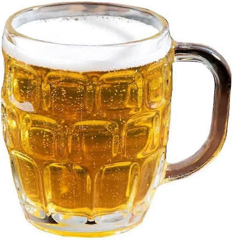 Glass Beer Stein Mug With Handle,0668