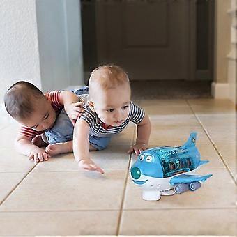 Cute Passenger Airplane Toy for Kids - Spinning, Singing, Inertial Movement, 360 Rotation, Interactive Fun!