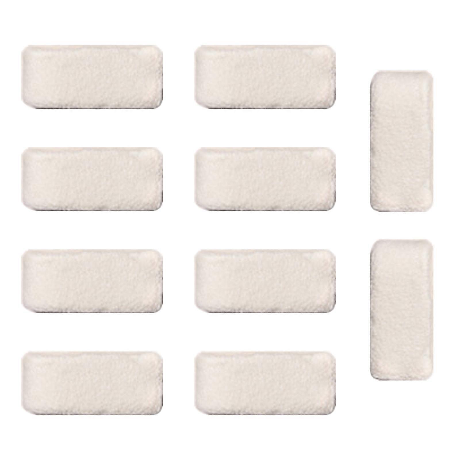10Pcs κλιπ κάλυψης κρεβατιών με φλις επένδυση που εξασφαλίζει σταθερότητα στην κρεβατοκάμαρα Ρύθμιση Κάτοχοι κάλυψης παπλώματος Σταθεροποιητές Παπλώματα Λευκό