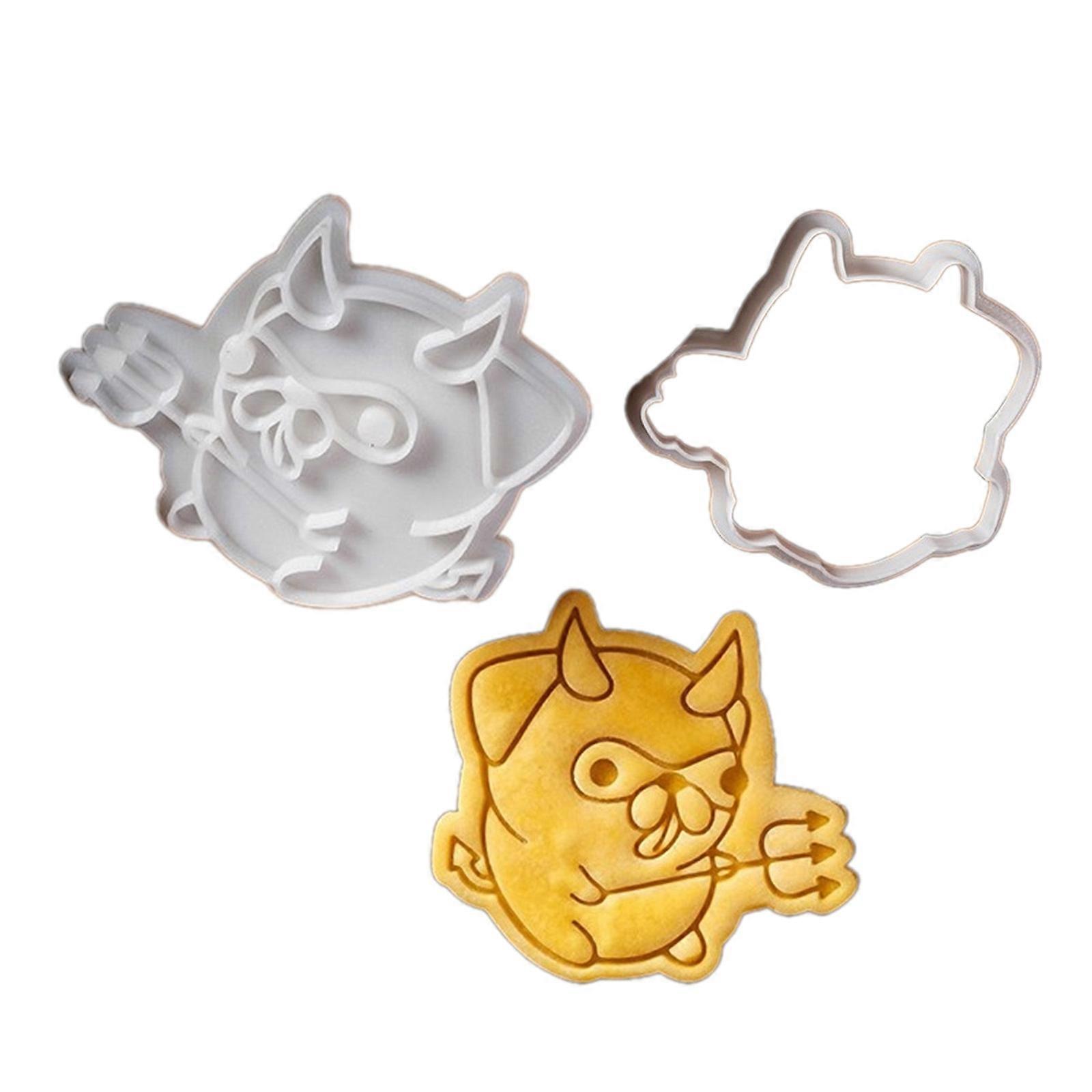 Pressable Biscuit Molds Cookie Molds Dog Shape Small Biscuit Cutter Cookie Making Tool Present for Bakings Enthusiasts
