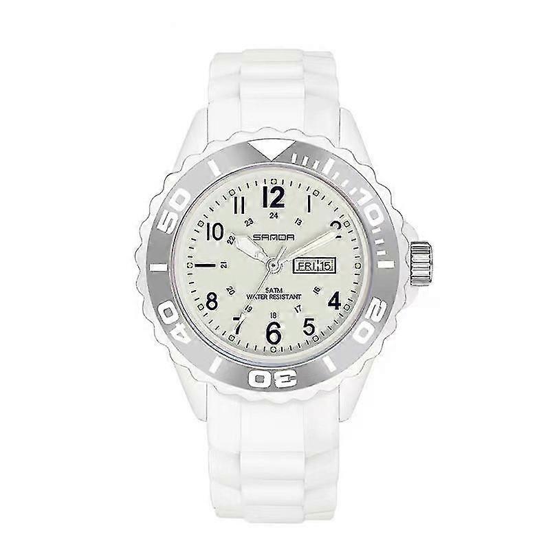 Sanda 1053 Womens Electronic Watch White