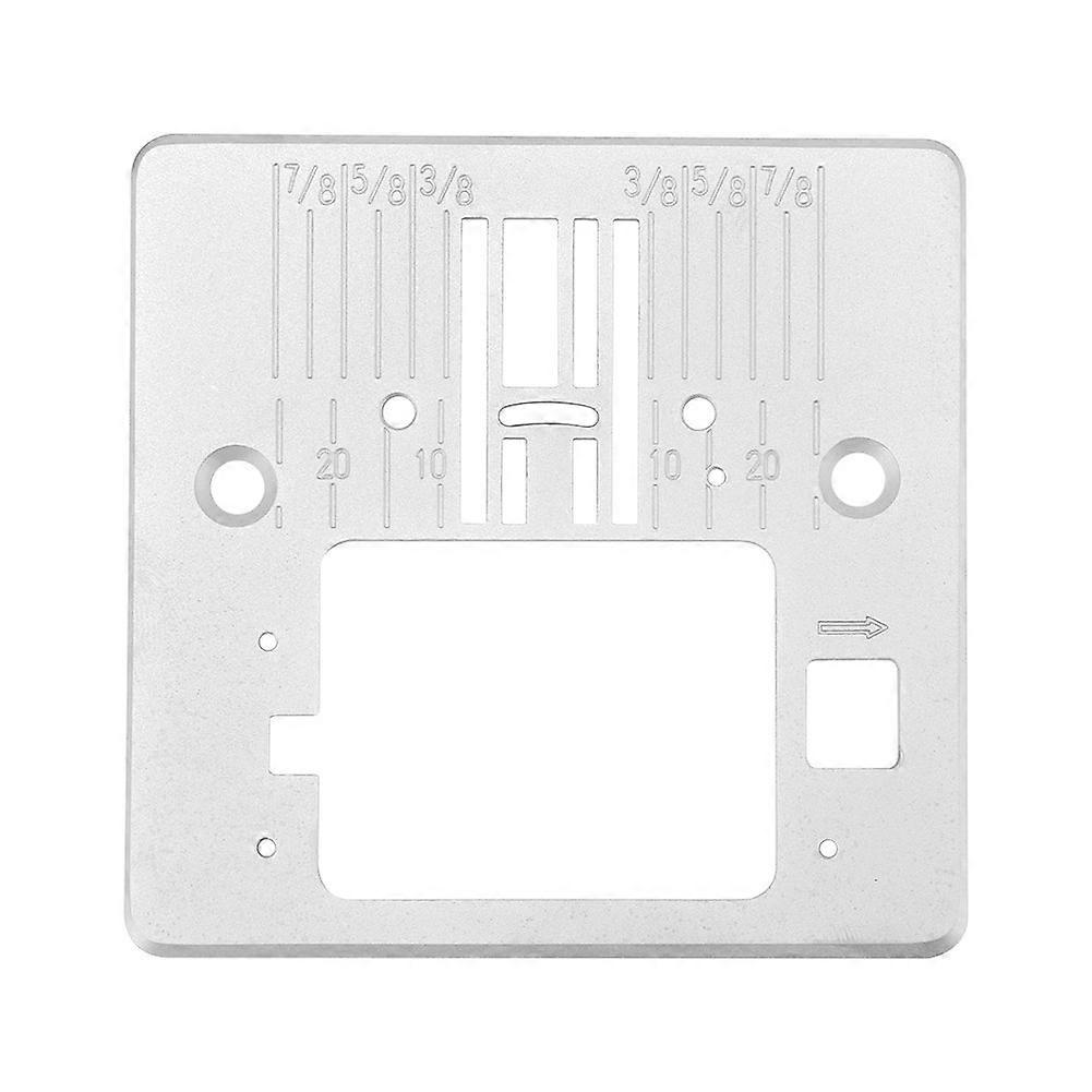 Stainless Steel Needle Throat Plate For Sewing Machines, Standard Size, Replacement Part, Compatible With Models