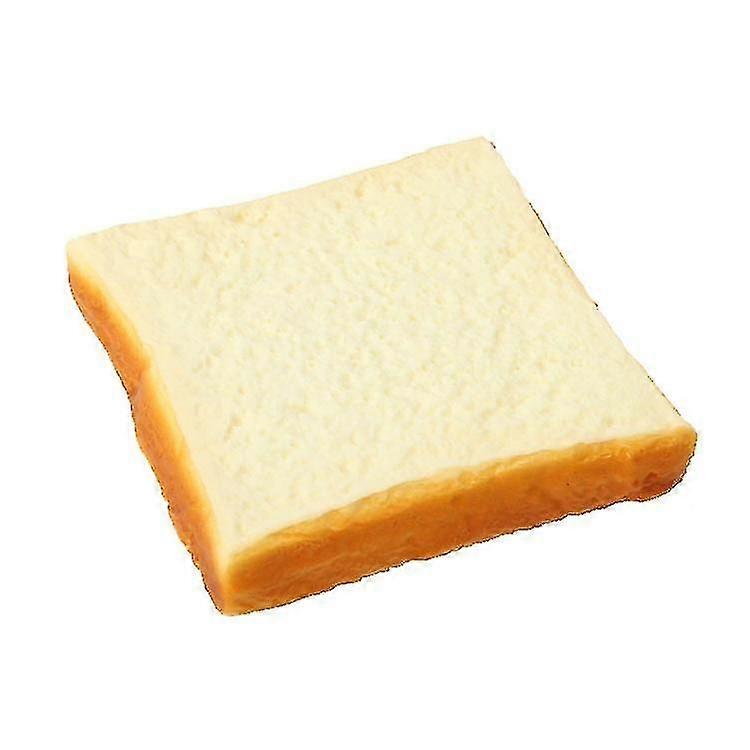 2pcs Artificial Bread Fake Sliced Bread False Toast Bread Slice Simulation Food Model Bakery Display Photography Prop