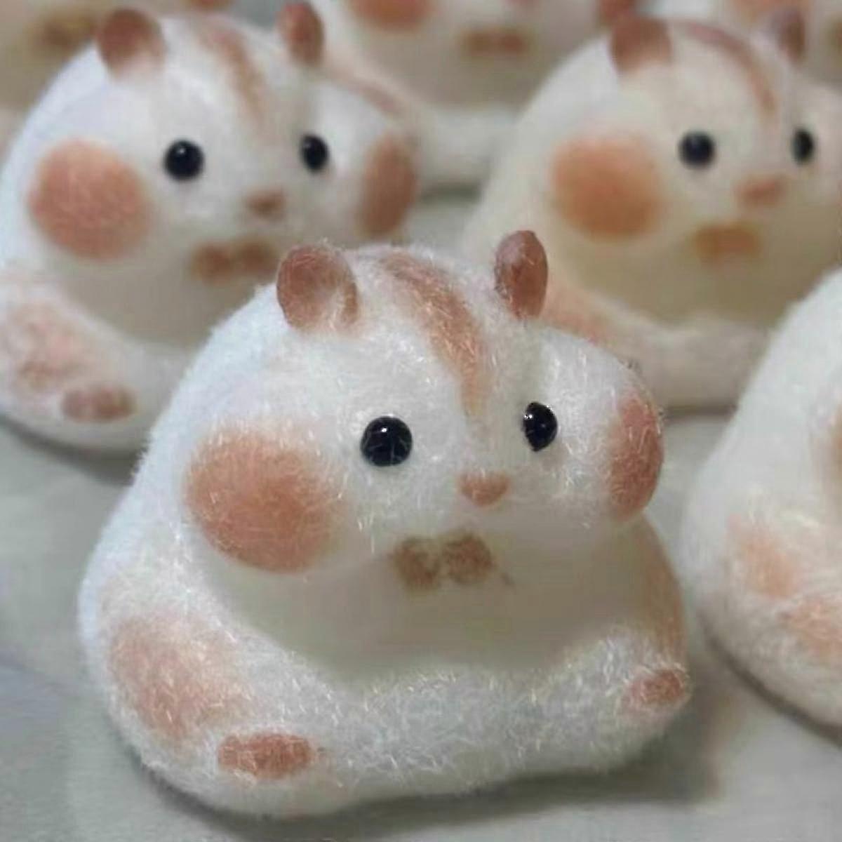 Picture of Handmade Taba Squishy Little Hamster Silicone Squeeze Toy for Stress ...