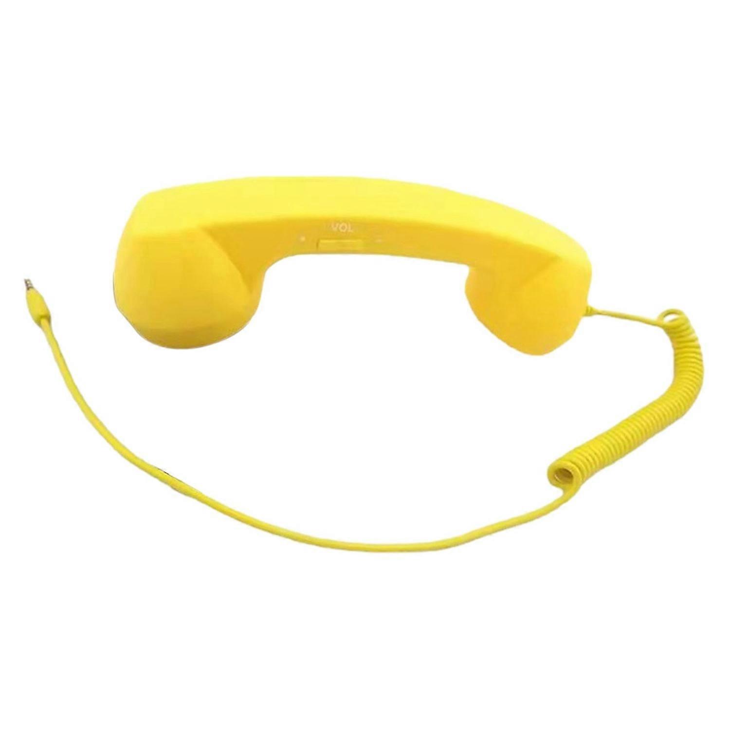 Mobile Phone Receiver Retro 3.5MM Phone Handset with Adjustable Volume And Microphone Mobile Accesso