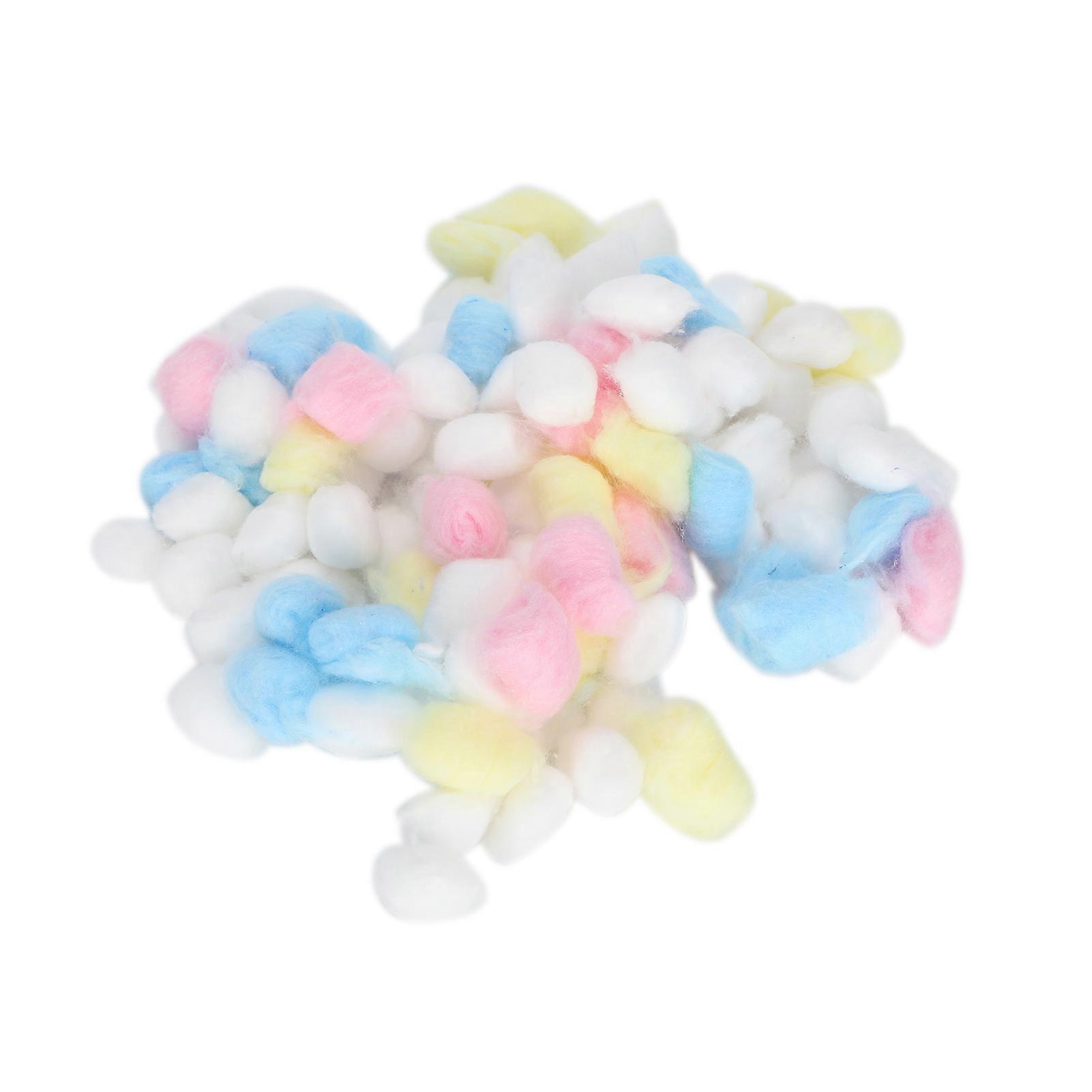 Hamster Cotton Balls Filler Colorful Natural Cotton Bedding for Small Animals Warm House Nesting Material