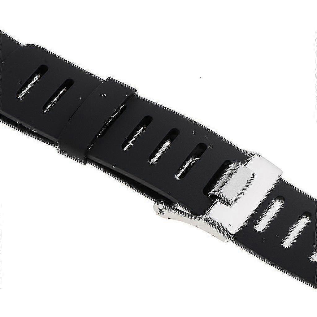 Rubber Watch Strap for Suunto T1 T1c T3 T3c T3d T4c T4d Black
