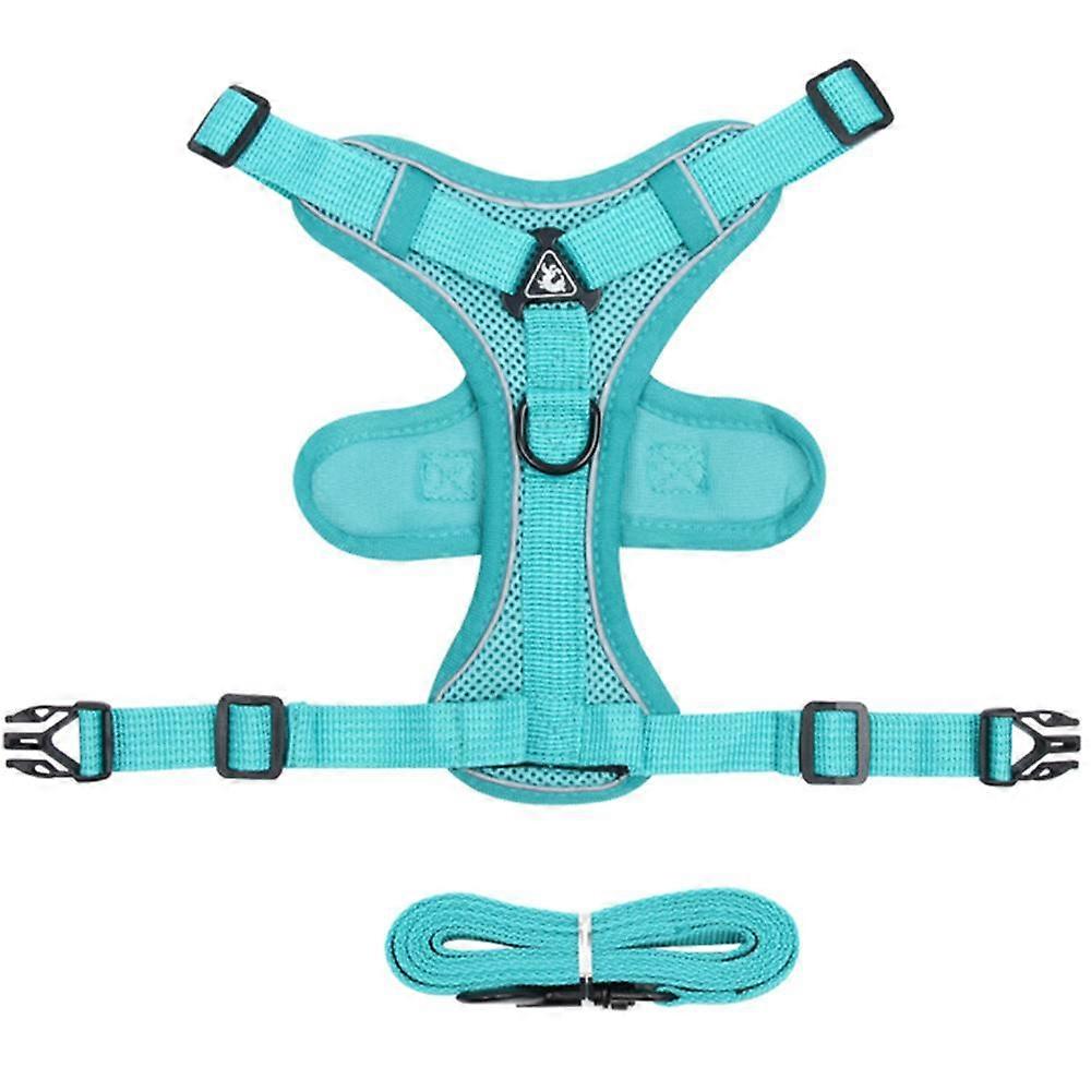 Adjustable Pet Cat Harness and Leash Set Breathable Mesh Cat Vest Escape Proof Harness Reflective Small Medium Cat Leash Harness