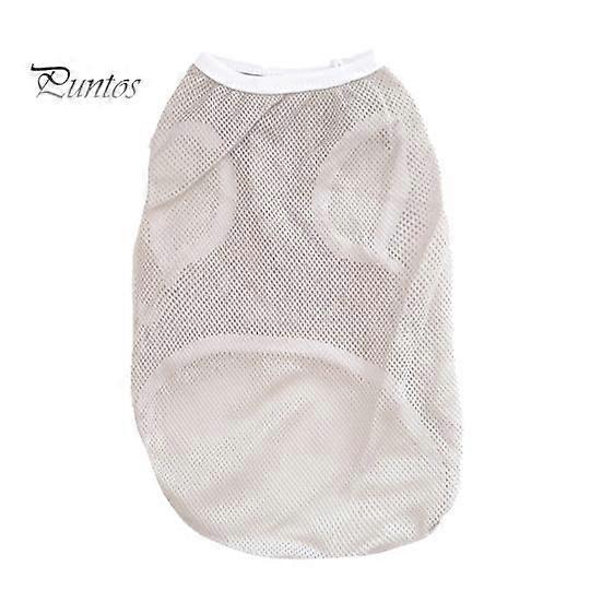 Pet Vest Breathable Mesh Dog Vest Solid Color Comfortable Cat Shirt Soft Pet Summer Clothes Pet Supplies