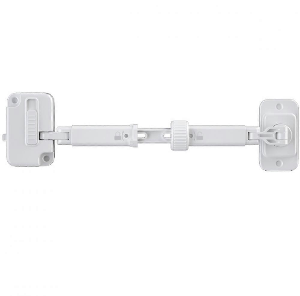 Child Safety Window Limiter, 2 Pack Adjustable Window Gap Size Window Limiter, Window Safety Locks for Toddlers and Pets, White