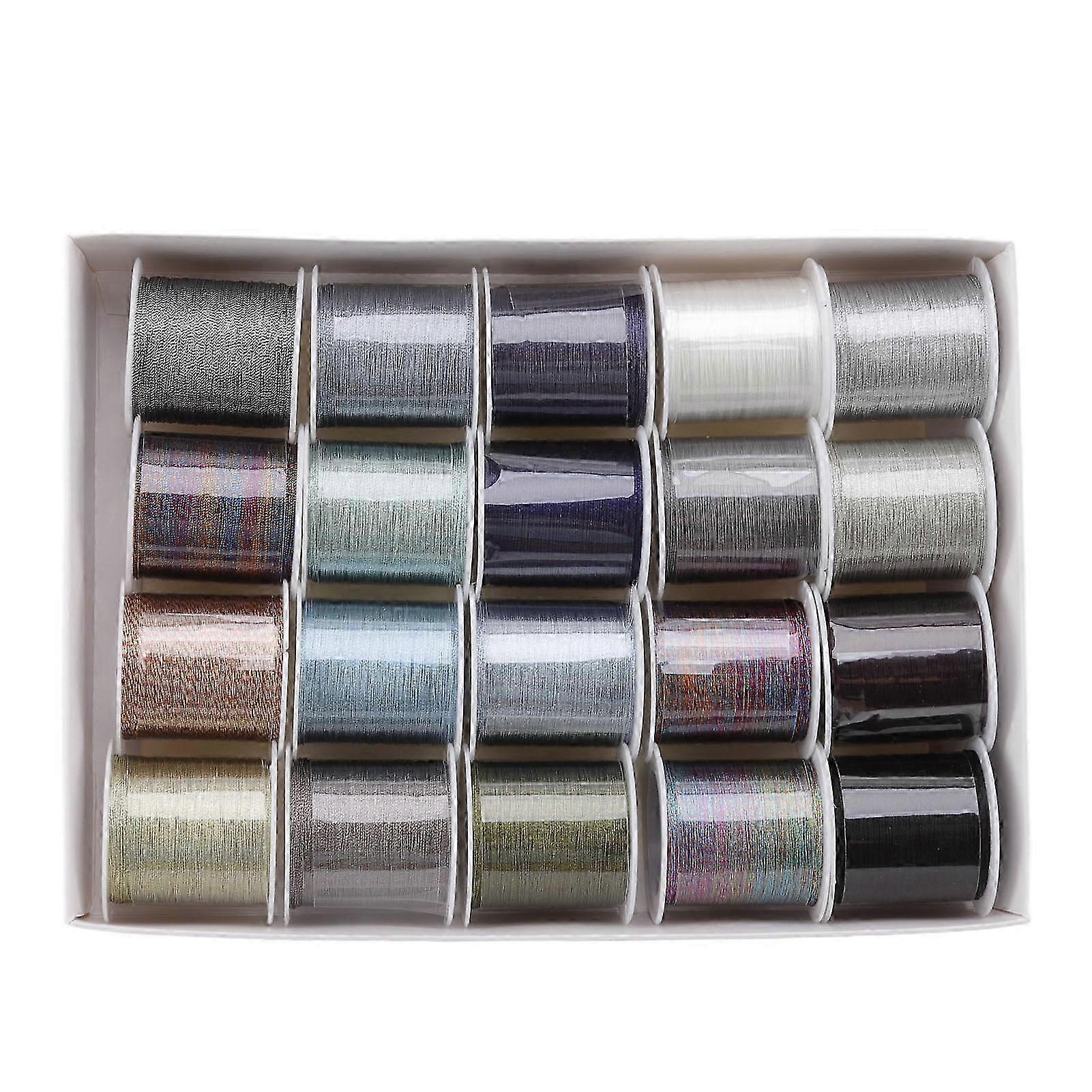 20pcs Fil Ciré Couleur Grise 3 Shares Collier Cordon Cuttable Longueur Résistant À L’usure Bricolage Cire String pour la Fabrication De Bijoux