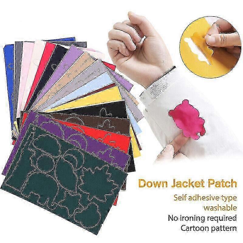 Down Jacket Patch Autoadesivo Patching Roupas Hole Free Reparação sem costura