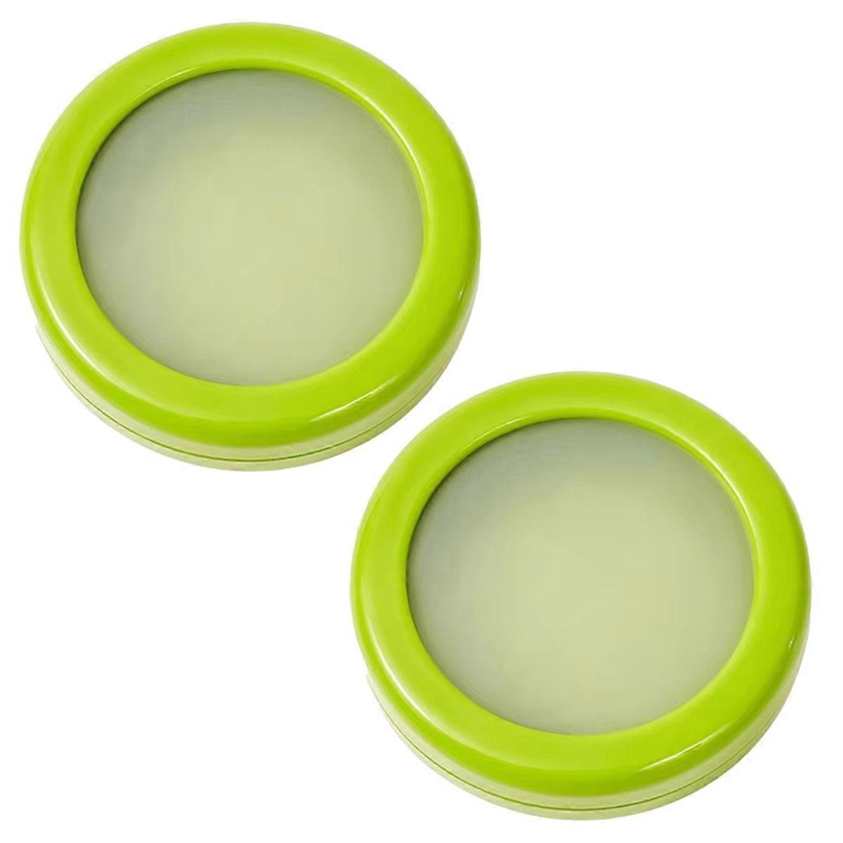 Silicone Food Storage Containers for Freshness - Tomato Keeper,Green