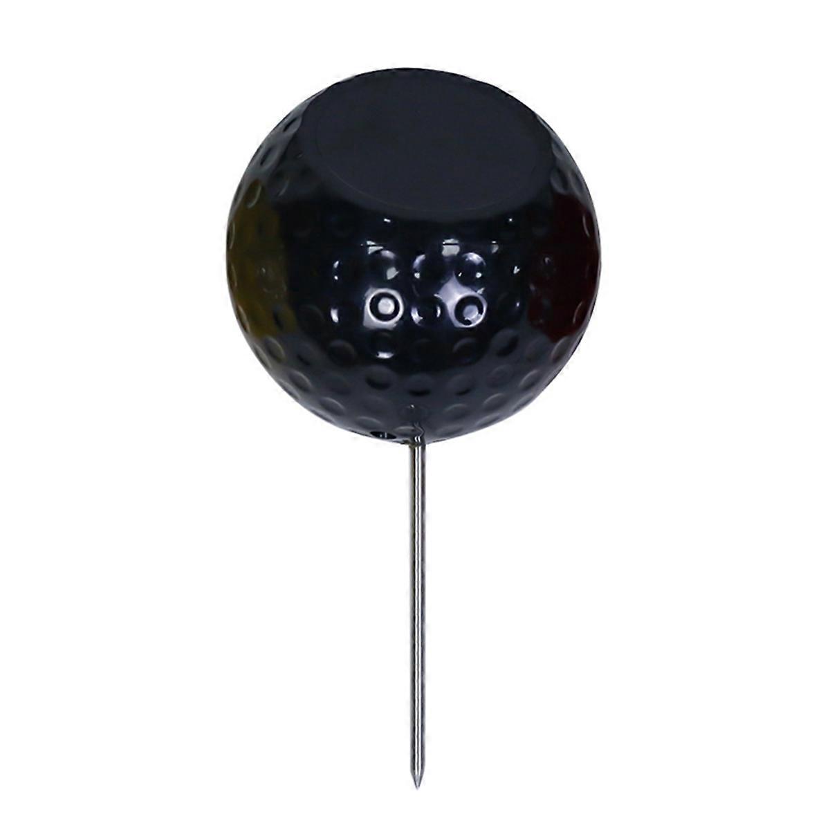 Flight Golf Course Tee Golden Supplies Ball Marker Black