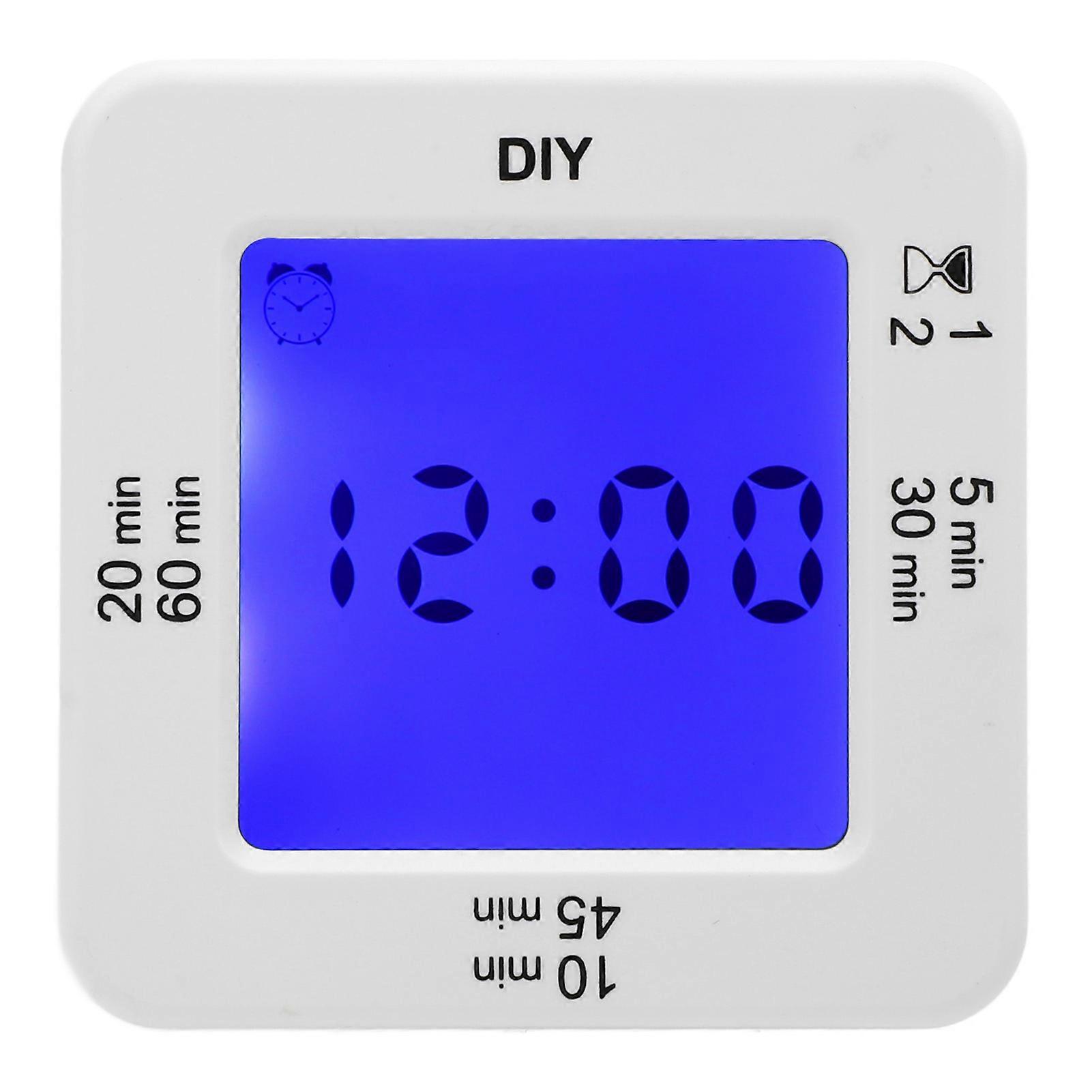 Digital Kitchen Timer Large LED Screen Countdown Countup Cooking Timer with 4 Alarm Modes for Baking