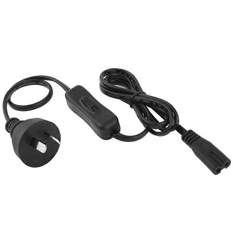 2 Prong Style AU Plug AC Power Cord with 304 Switch, Length: 1.2m