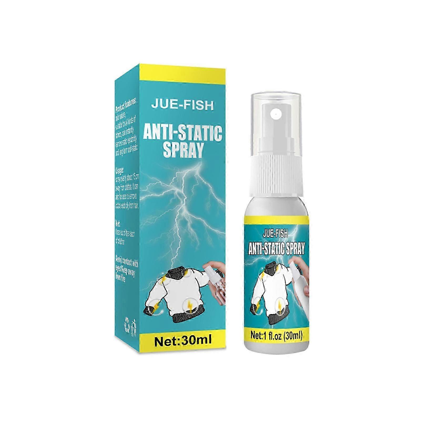 Multi-use Anti-Static Spray Anti-Sticking Static Remover Sprayer För Kläder Hår Möbler Tvätt Bilgarderob Vinter Essential
