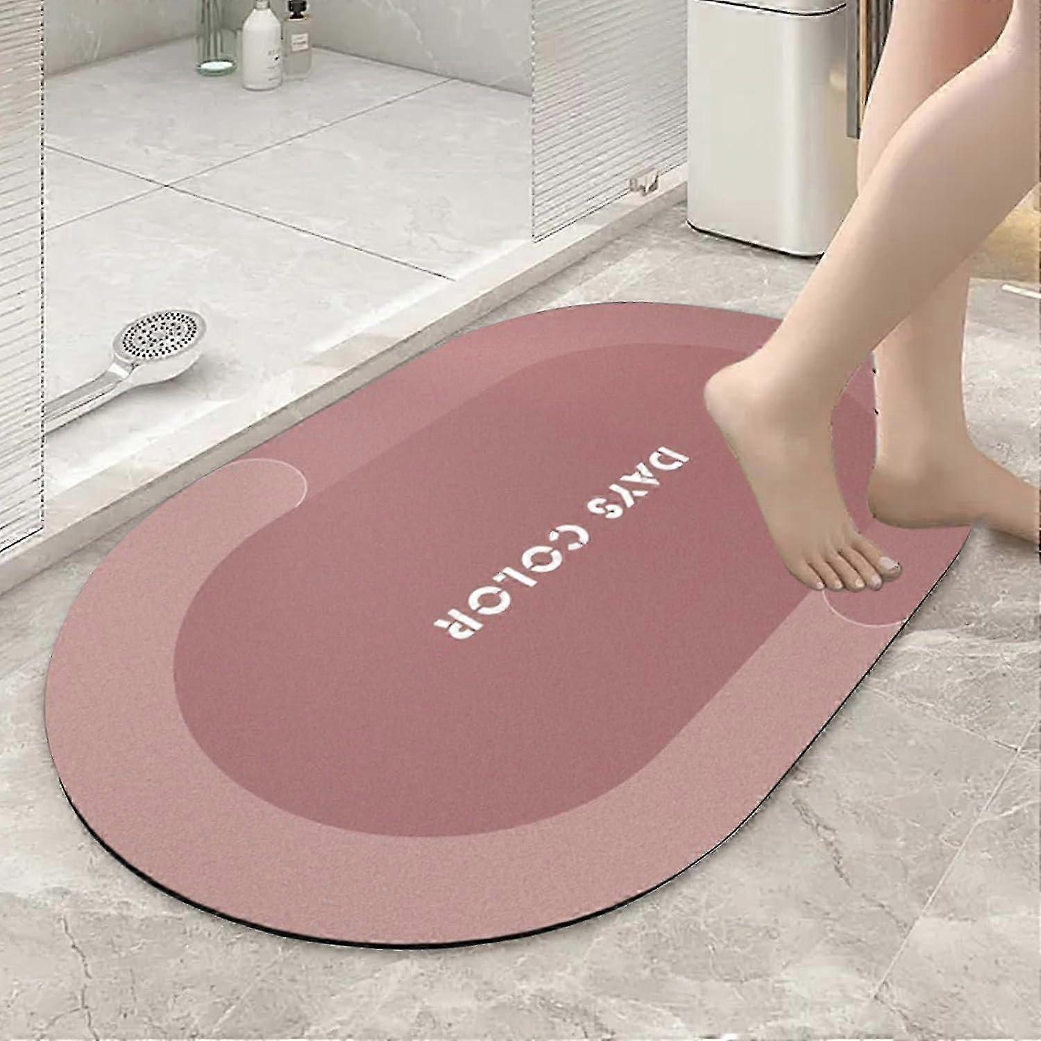 Bath Rug, Super Absorbent Quick Dry, Rubber Backing Non Slip,Washable Bathroom Floor Mats, Shower Rug for in Front of Bathtub,Shower Room