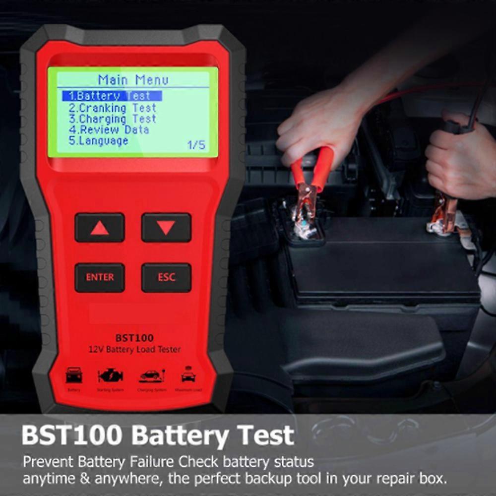 BST100 12V Cell Tester Auto Accumulator Tester Auto Storage Cell Tester