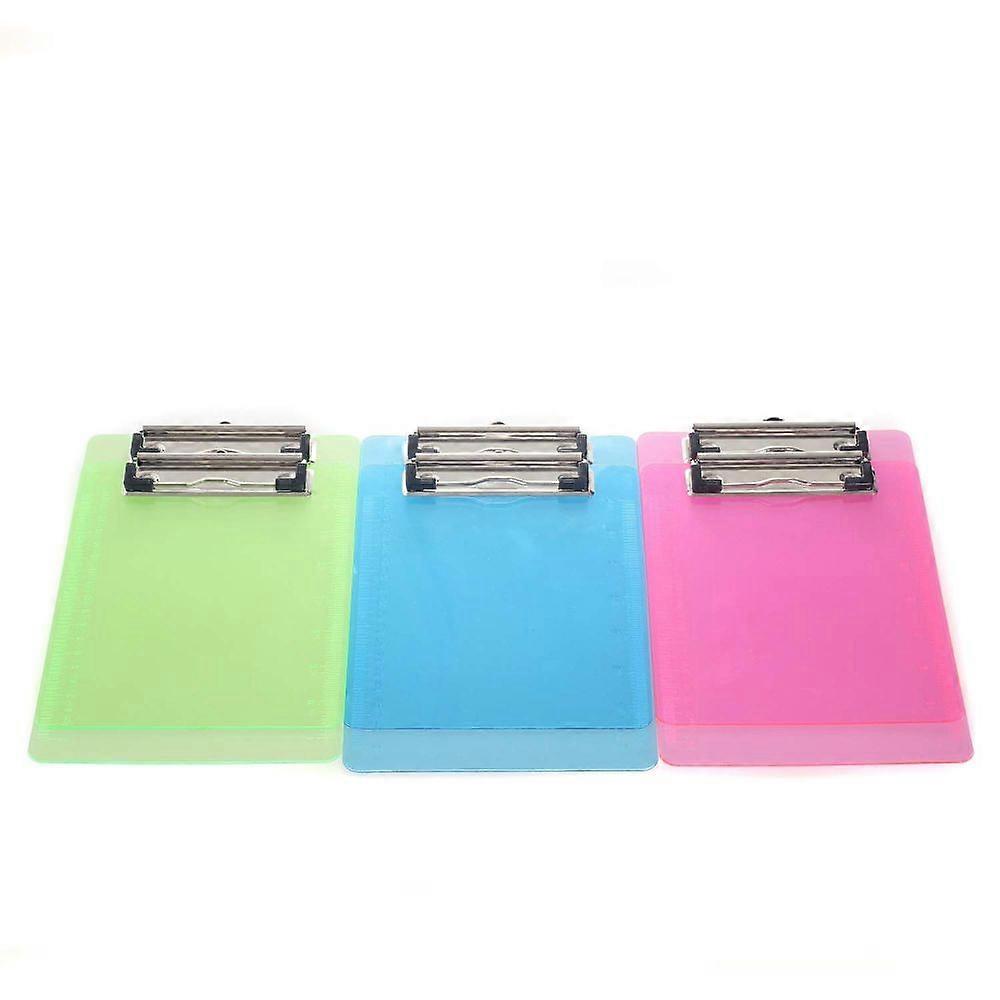 Clipboard, Portable, Retractable Hanging Loops, Translucent Colors, DIN A5