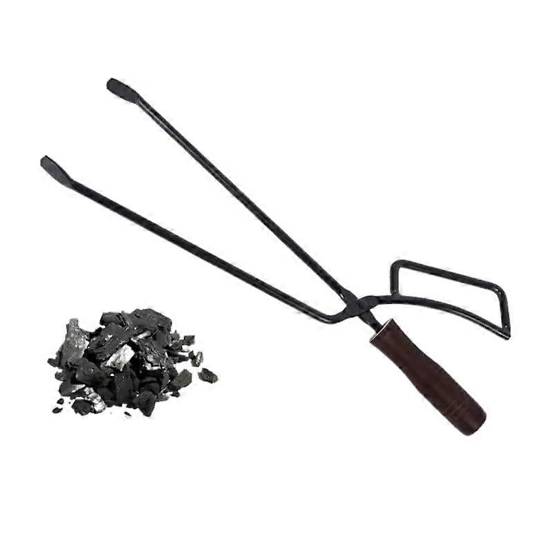 Non Hot Solid Wood Handle Carbon Clips for Barbecue Burning