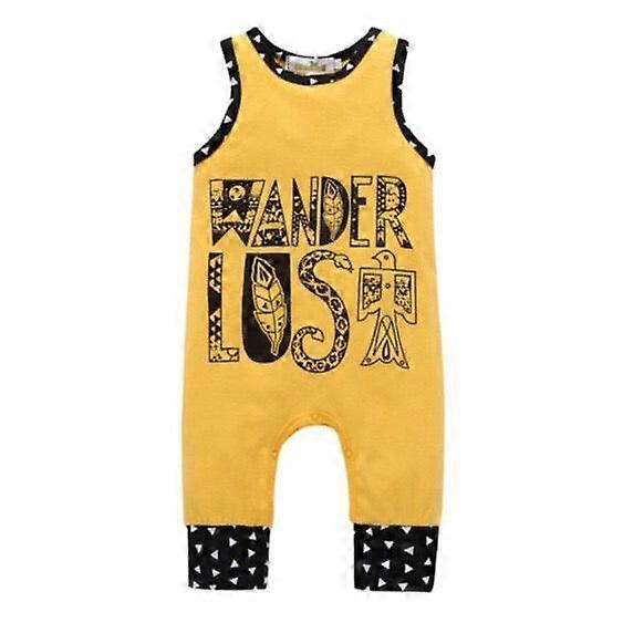 Summer Adventurer Yellow Romper