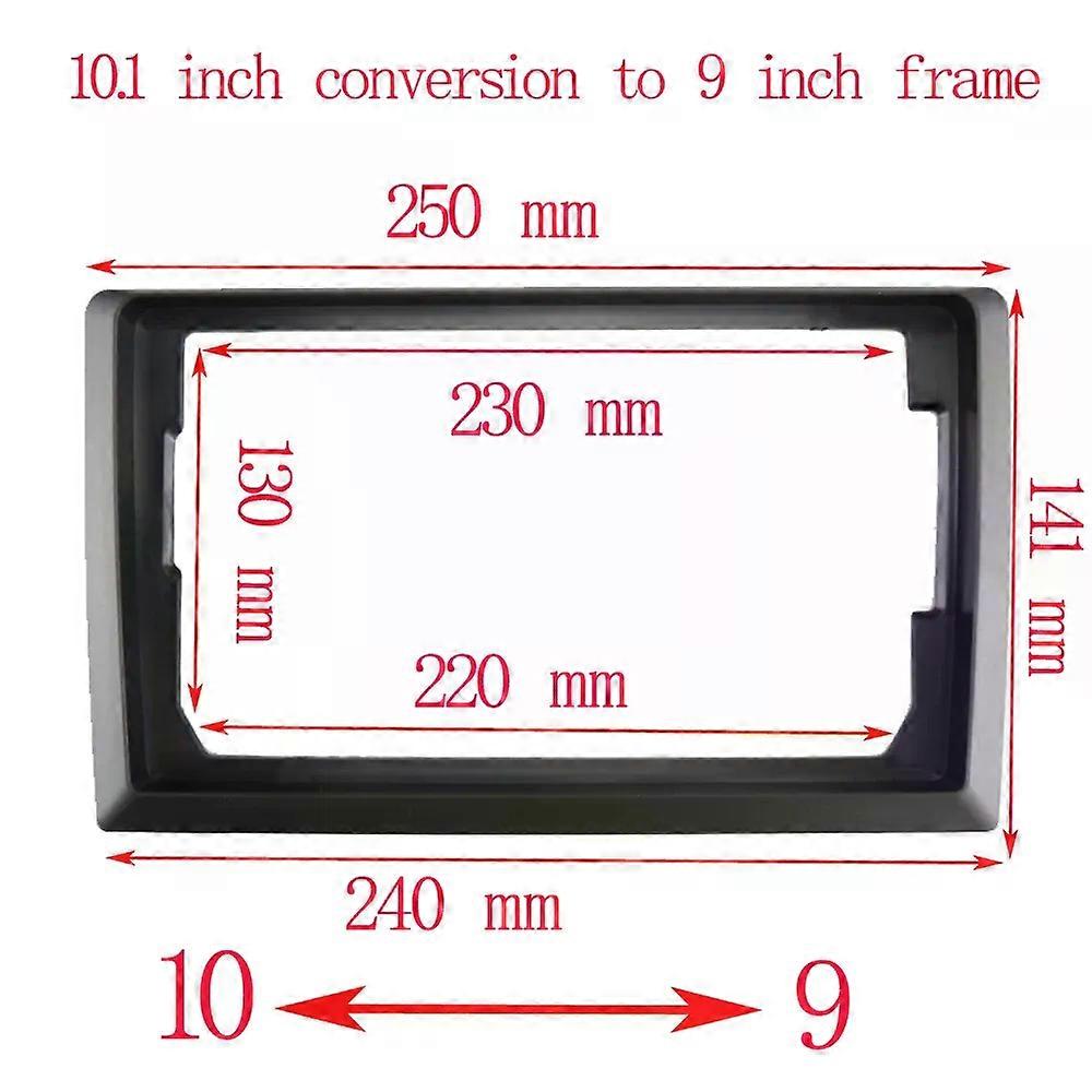 2 DIN frame Panel Mounts compatible for  All Car Models Center Console Radio Android System