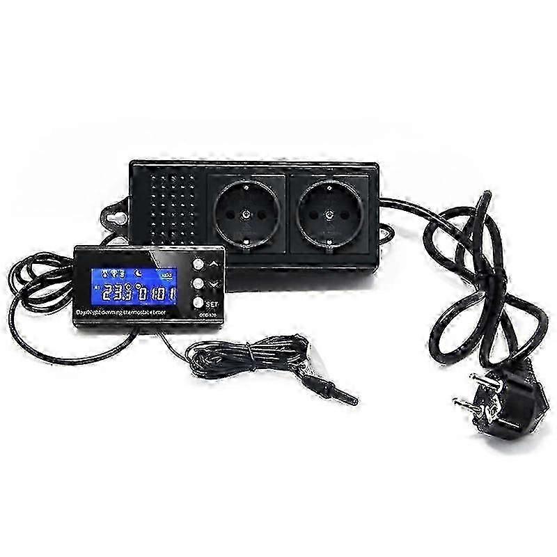 Digital Thermostat Temperature Controller With Timer For Reptile Box Fish Tank
