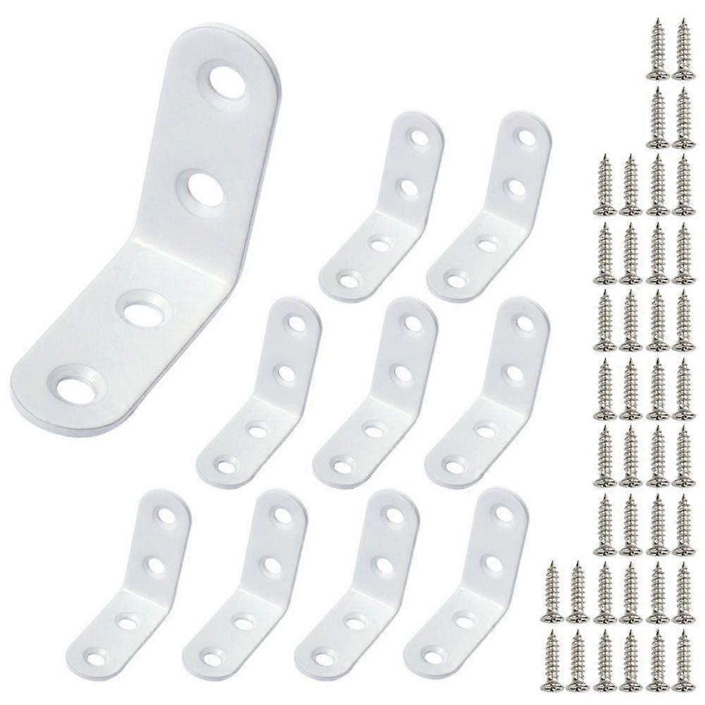 10pcs stainless steel corner code -40 * 40mm (with screws)