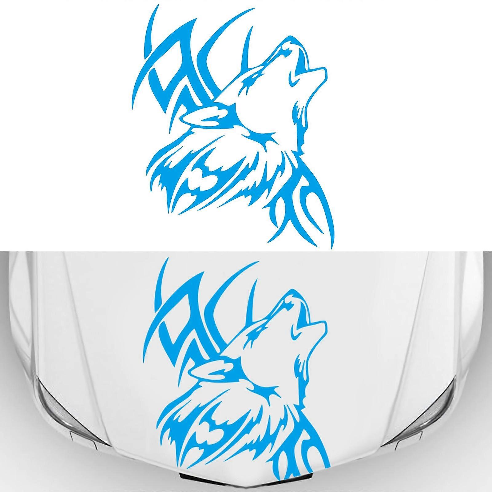 D-967 Wolf Tribe Pattern Car Modified Decorative Sticker