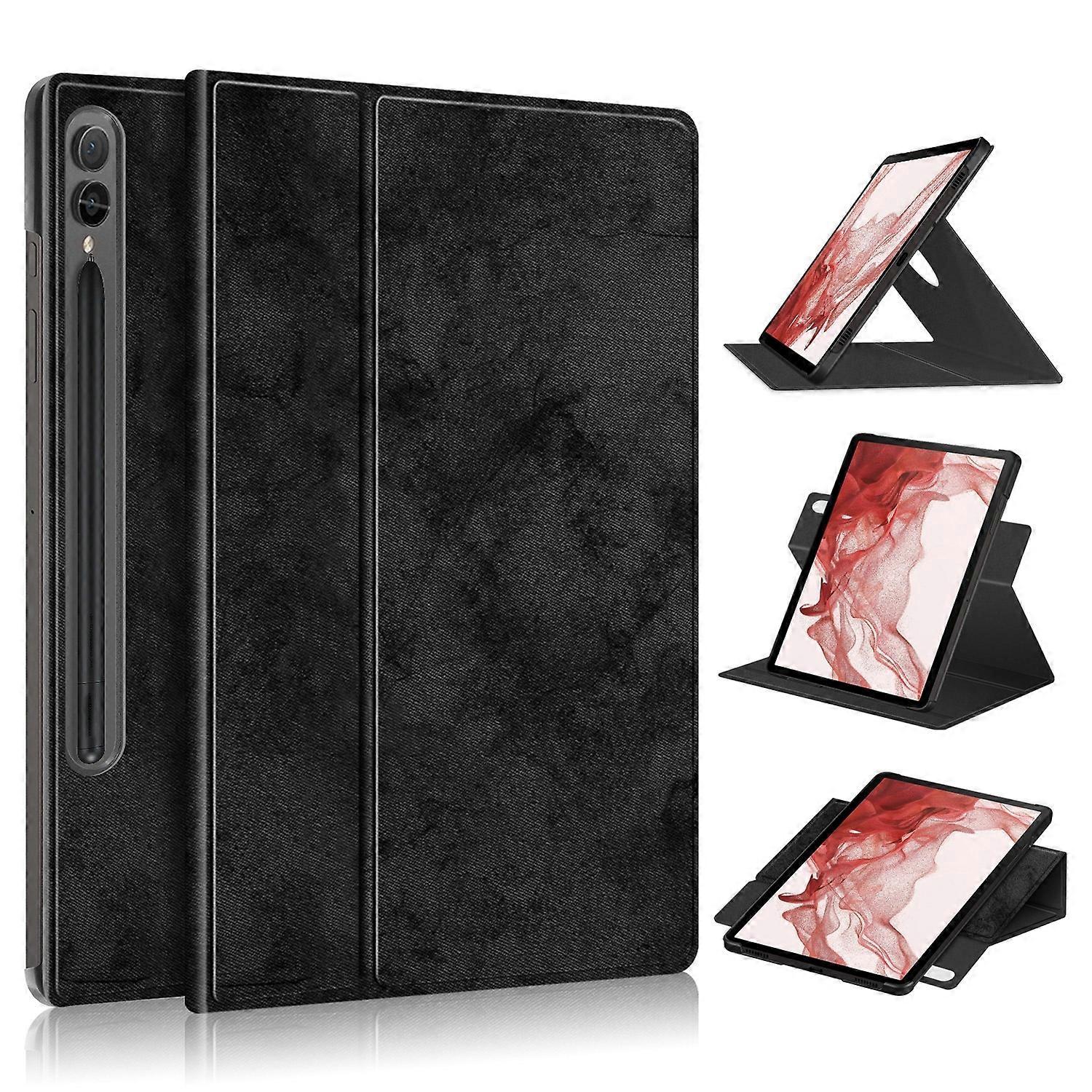 360 Rotation Stand Smart Leather Tablet Case