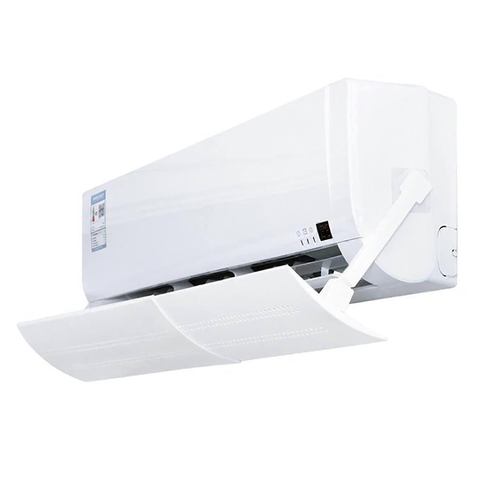 Anti Direct Blowing Retractable Air Conditioner Wind Deflector Baffle Adjustable Shield Cover for Home and Office Use