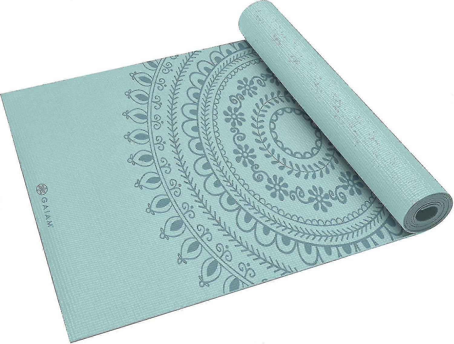 Premium Print Extra Thick Non Slip Exercise & Fitness Mat