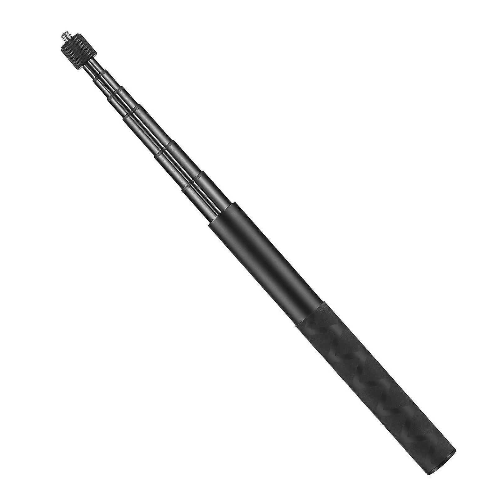 Extendable Invisible Selfie Stick Aluminum Alloy 1/4 Inch Screw 120 cm/47.2 in Max. Length Replacement for Insta360 X4/ X3/ ONE X2/ ONE X/ ONE RS/ ON