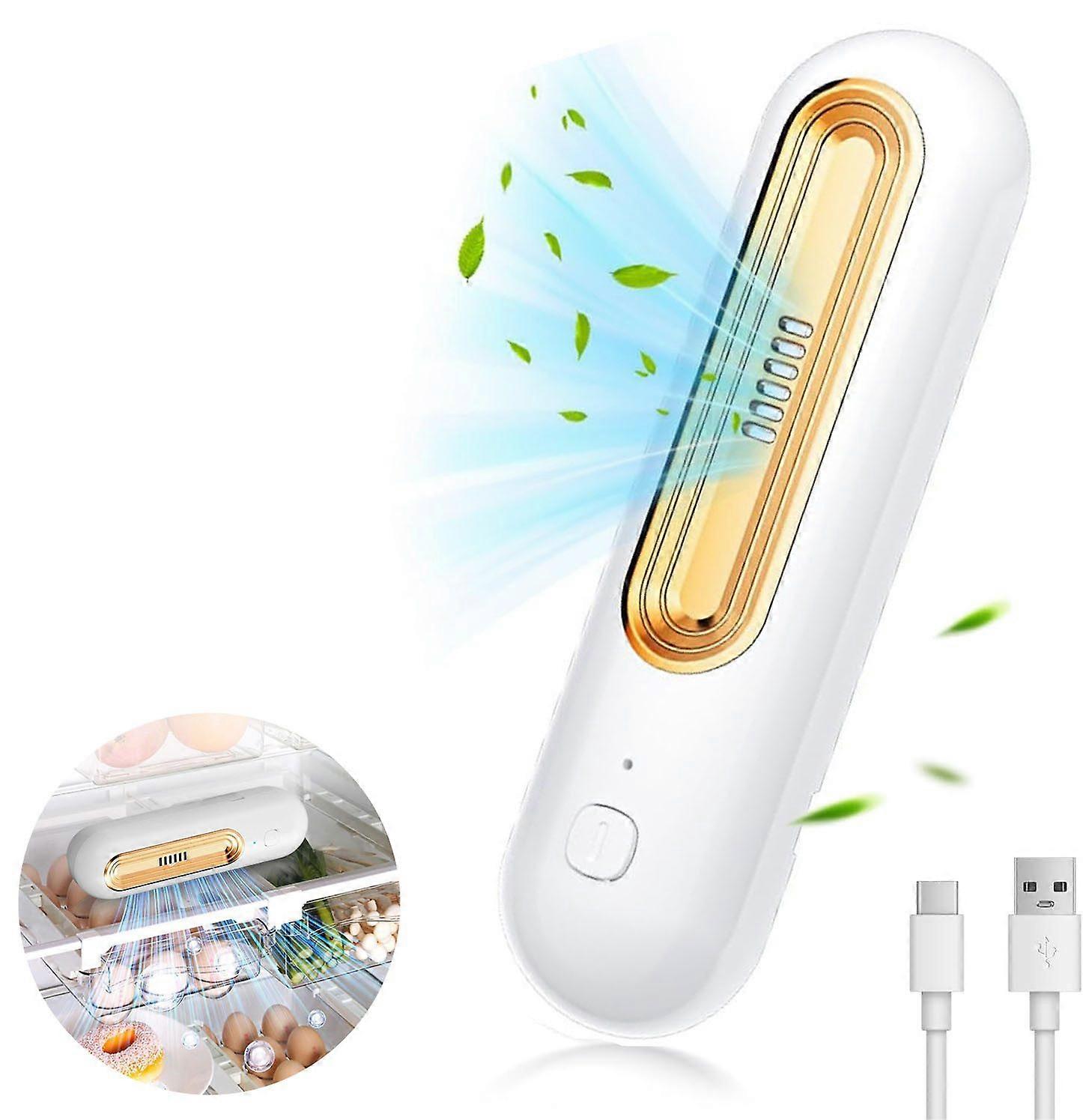 Refrigerator deodorizer, Rechargeable refrigerator deodorizer with fresh scent technology