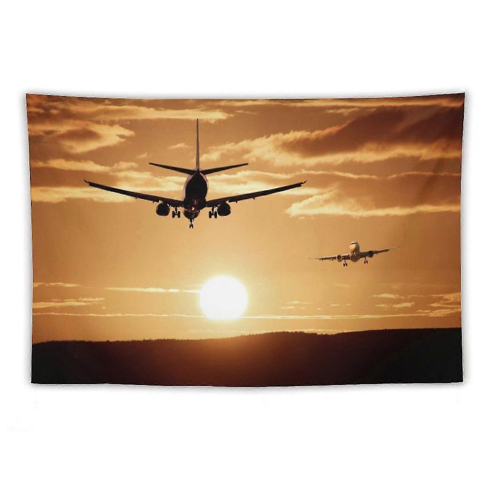 Silhuett av fly tapeter