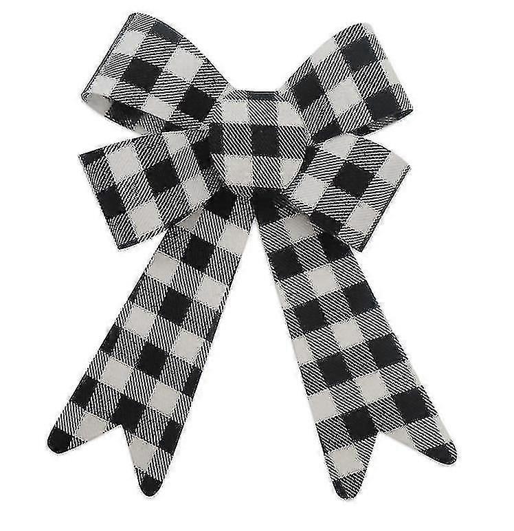 2pcs  Halloween Thanksgiving Plaid Bow