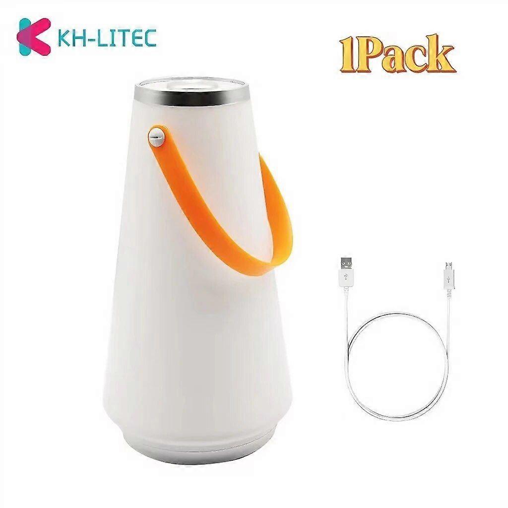 Creative USB Rechargeable Portable Lantern Touch Switch Tent Lamp Home Night Light Table Lamp Outdoor Camping Emergency Light