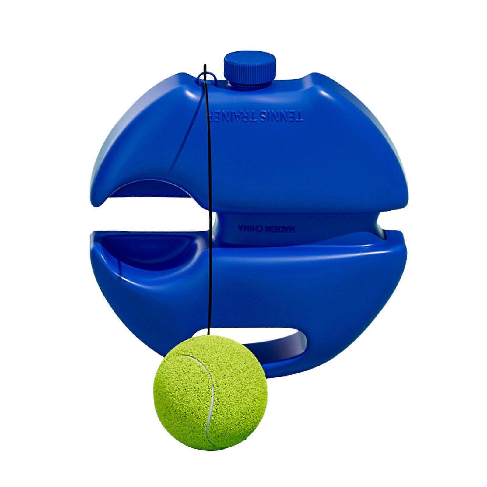 كرة مدرب التنس مع سلسلة مدرب تنس منفرد مع كرة حبل