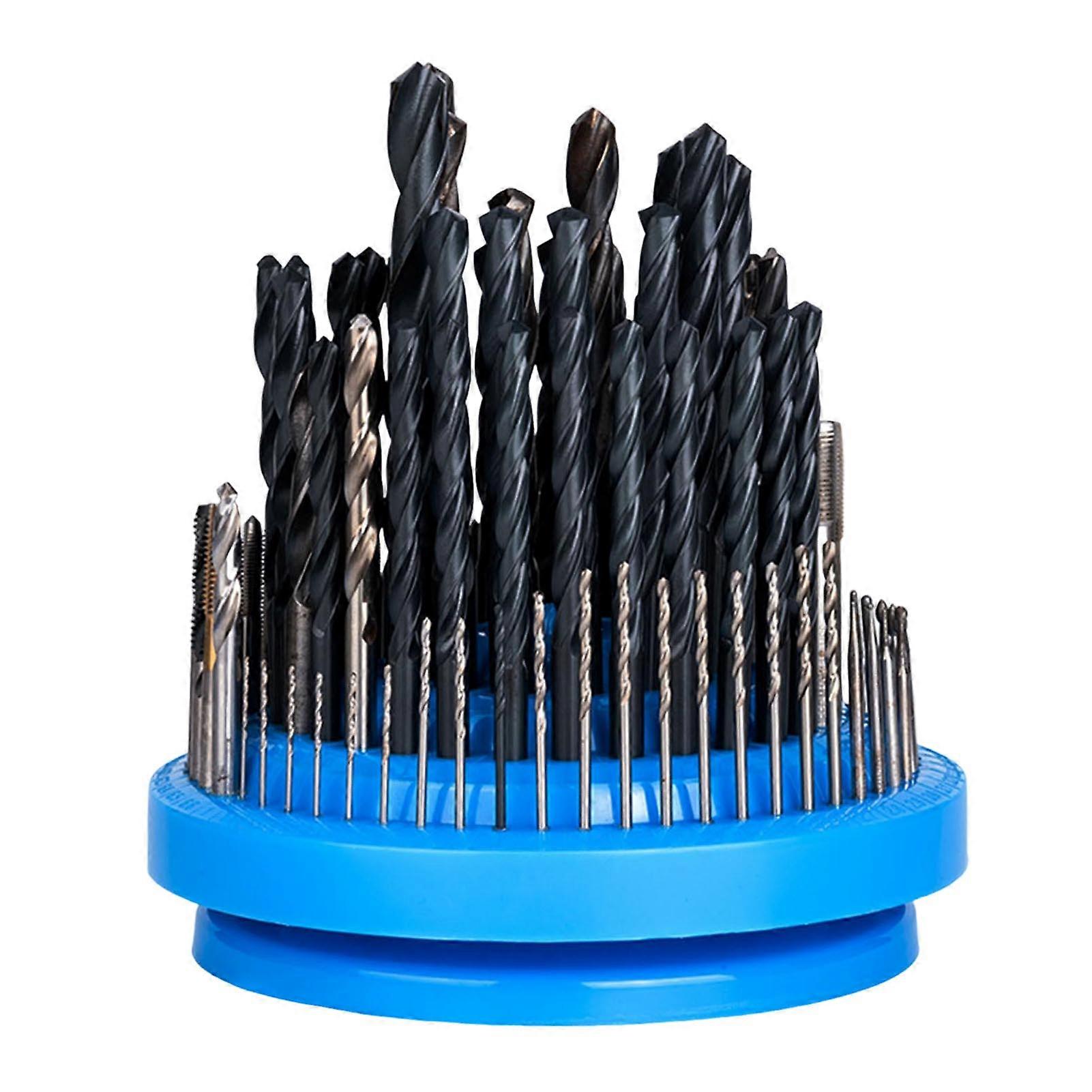 Drill Bit Storage Case Stand 360 Degree Rotary Plastic Household Tool