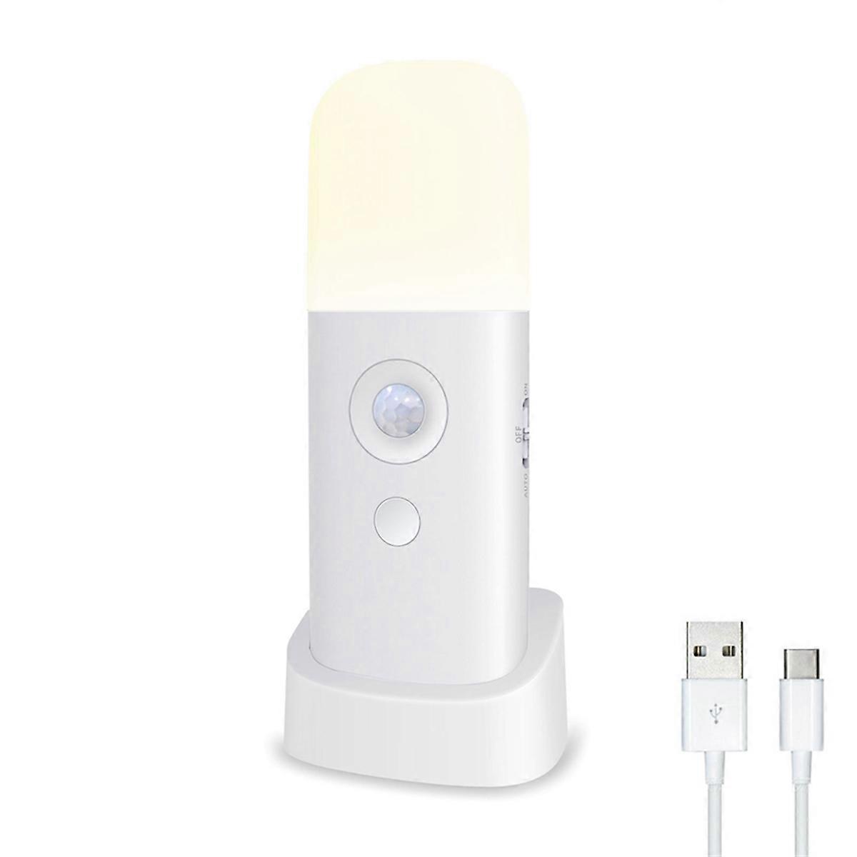 Motion Sensor Night Light, Dimmable LED Night Light, Suitable for Bedroom Corridor Lighting,White L
