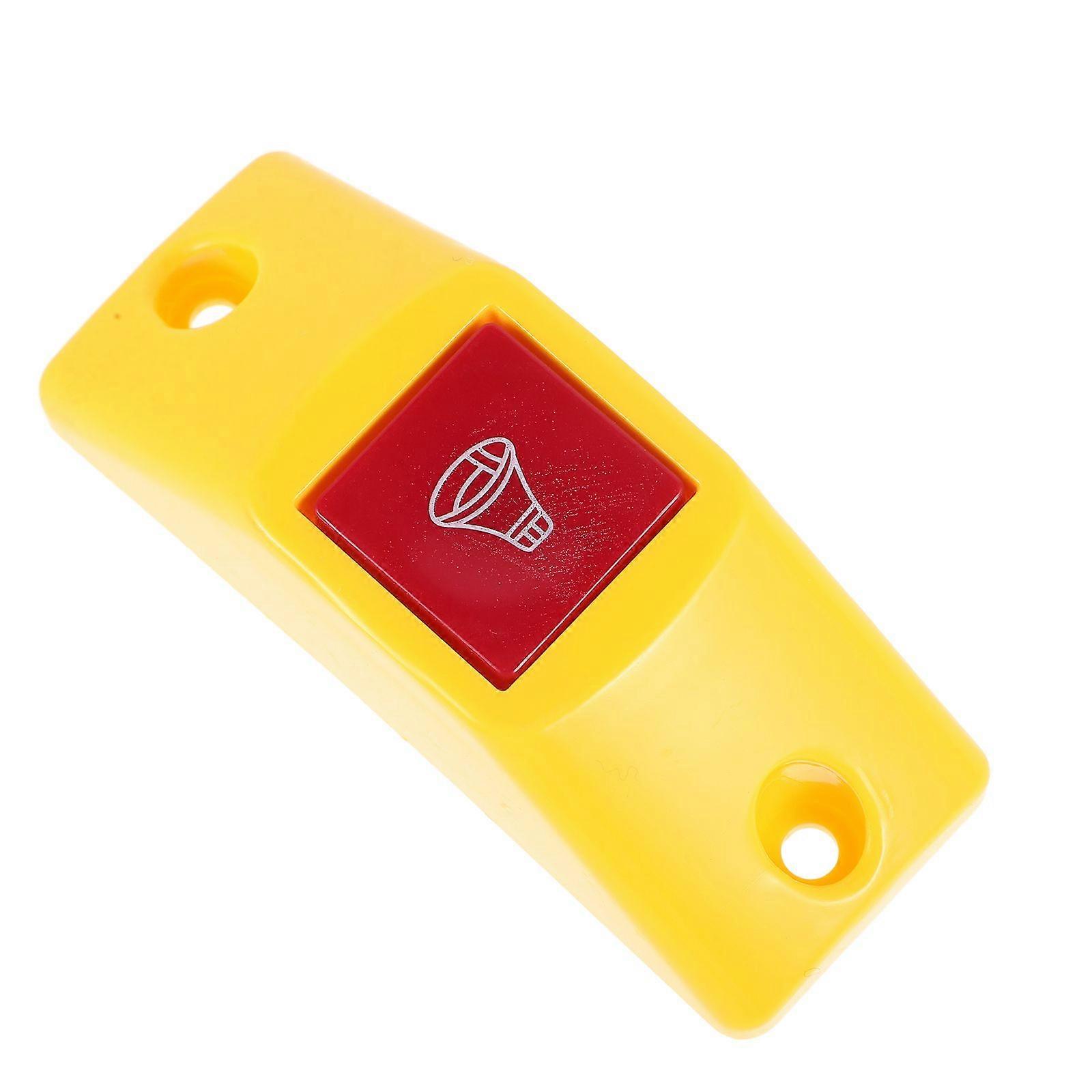 2pcs Bus Get Off Reminder Device Passenger Reminder Handrail Button Plastic Exit Alert Button Dual-Function Call System Buses Passenger Alert Device